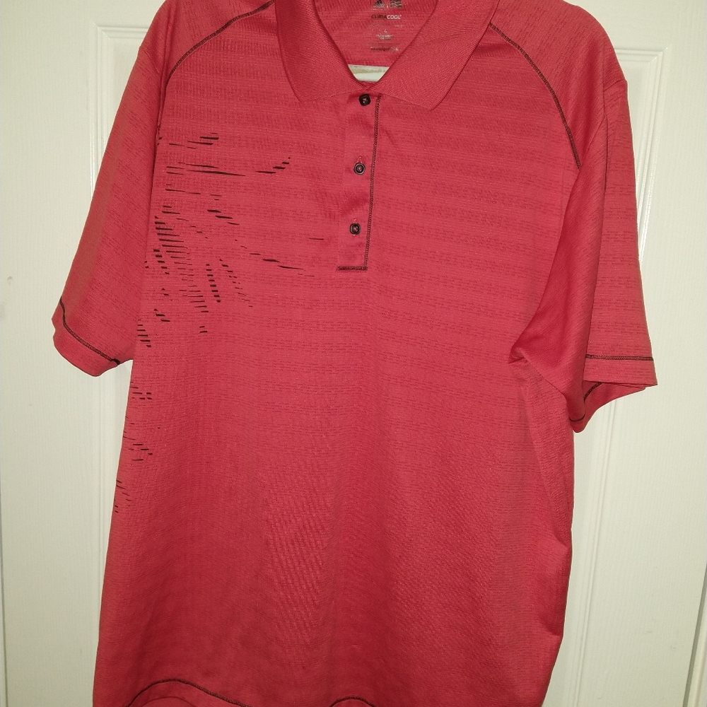 Adidas ClimaCool Golf Shirt Men's sz Large.
